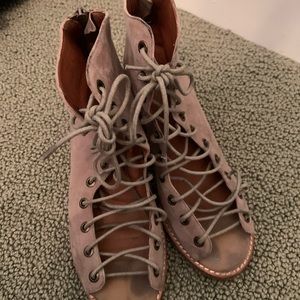 Jeffrey Campbell Cors Peep Toe Bootie